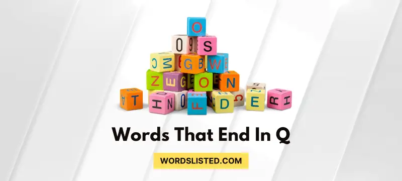 words ending in q
